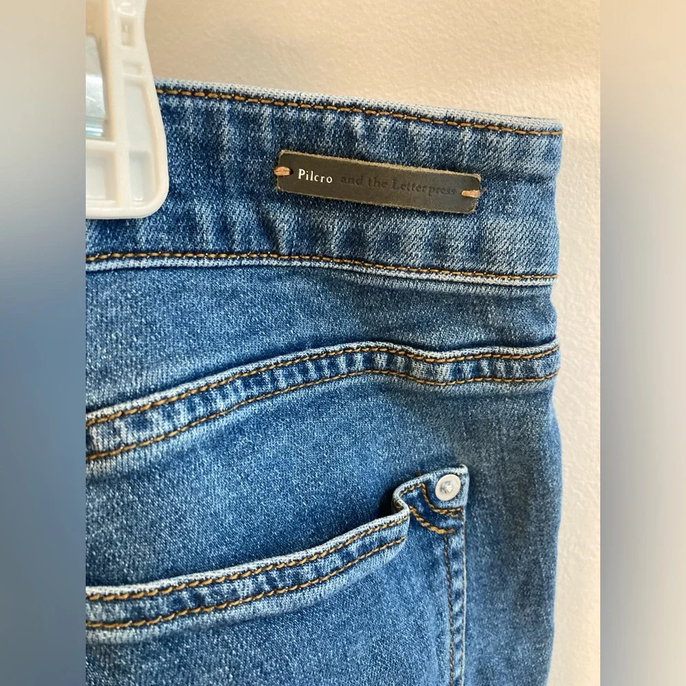 Pilcro and the letterpress Anthropologie 28 jorts high rise slim - Picture 3 of 5
